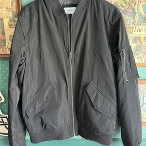 Men's Black Bomber Jacket